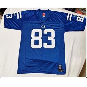 Vintage Indianapolis Colts Brandon Stokley Jersey; Size Large; NFL Players Inc